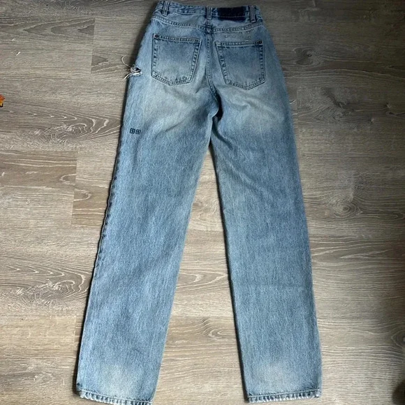 KSUBI Playback True Vintage Slash Distressed High-rise jeans - Picture 3 of 13